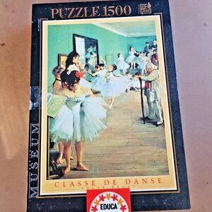 Edgar Degas Museum Series "Class De Danse" Dance Class 1500 Piece Jigsaw Puzzle